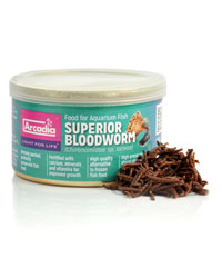 Picture of Arcadia Fish Food Superior Bloodworm 100g