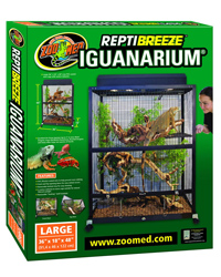 Zoo Med Reptibreeze Iguanarium - Mesh Vivariums - Housing - Blue Lizard 